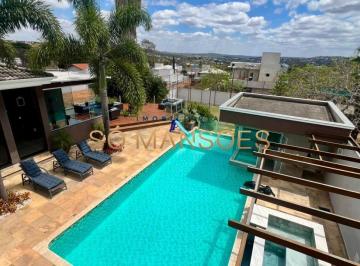 Casa · 492m² · 4 Quartos · 4 Vagas · Casa de Luxo de 492 m² à Venda com 4 Suítes e Piscina Aquecida no Pontal da Liberdade, Lagoa Santa -