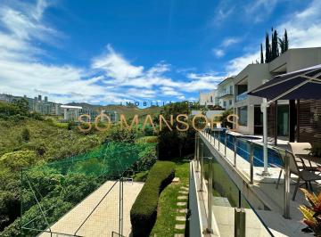 Casa · 490m² · 4 Quartos · 4 Vagas · Casa de Luxo de 490 m² à Venda com 3 Suítes e Piscina Aquecida no Vale dos Cristais, Nova Lima - MG