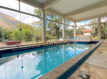 Casa · 403m² · 3 Quartos · 5 Vagas · Casa de Alto Padrão de 403 m² à Venda com 3 Suítes e Piscina Aquecida no Condomínio Retiro do Chalé,