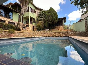 Casa · 470m² · 3 Quartos · 4 Vagas · Casa de Alto Padrão de 470 m² à Venda com 1 Suíte e Espaço Gourmet no Bosque Residencial do Jambreir