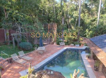 Casa · 430m² · 3 Quartos · 3 Vagas · Casa de Alto Padrão de 430 m² à Venda com 1 Suíte e Piscina Aquecida no Bosque Residencial do Jambre