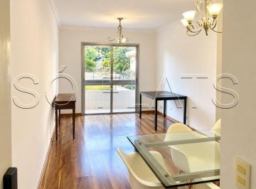 Apartamento · 79m² · 3 Quartos · 1 Vaga · 3 dormitórios na Vila Olímpia: apartamento 79m² semi-mobiliado, Residencial Laurence Olivier