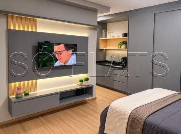 Apartamento · 25m² · 1 Quarto · Studio 25m² em Moema: On Maracatins, mobiliado, perto do metrô e do Shopping Ibirapuera