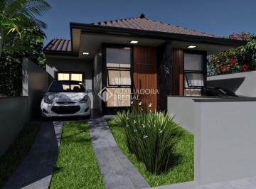 Casa · 50m² · 2 Quartos · 2 Vagas · Casa à venda com 2 dormitórios na Nova Palhoça - Palhoça/SC | Moderna, funcional e com ótimo custo-b