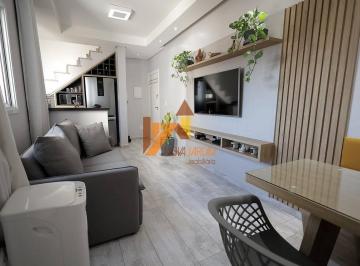 ae96f105e725229bac82af301d301176db098314 · Cobertura com 2 dormitórios à venda, 89 m² por R$ 550.000,00 - Vila Valparaíso - Santo André/SP