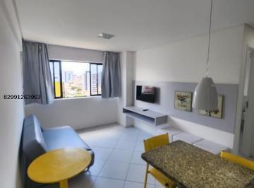202608061457372278.jpg · Apartamento 1 Quarto para Locação em Maceió, Ponta Verde, 1 dormitório, 1 banheiro, 1 vaga