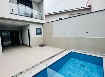 Casa · 200m² · 3 Quartos · 4 Vagas · Sobrado novo à venda no Parque São Domingos, São Paulo - 3 suítes, piscina, 4 vagas de garagem.