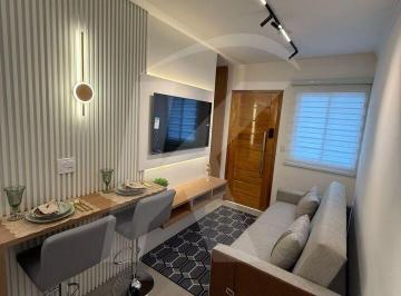 Apartamento · 27m² · 1 Quarto · Apartamento Mobiliado e Decorado 1 Dormitório + Quintal Metrô Parada Inglesa