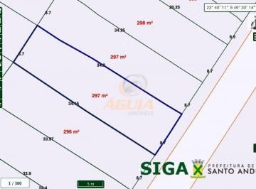 f4755a31fe74c89e018502f2a9b4cf65f6aa77ba · Terreno à venda, 297 m² por R$ 1.050.000,00 - Vila Homero Thon - Santo André/SP