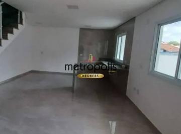 Sala / Cozinha · Sobrado com 2 dormitórios à venda, 97 m² por R$ 615.000,00 - Parque Oratório - Santo André/SP
