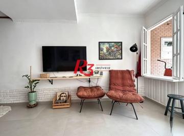 8cefff6c8fdbfe57b329a05ba672792f50ac9b83 · Sobrado com 2 dormitórios à venda, 70 m² por R$ 585.000,00 - Ponta da Praia - Santos/SP