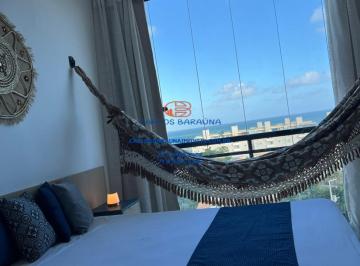 Apartamento · 20m² · 1 Quarto · 1 Vaga · Studio com vista para o mar mobiliado em Stella Maris