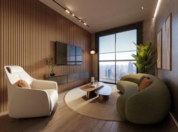 Living decorado da planta de 50 m² com suíte (imagem ilustrativa) · Oxford 586: 50 m² com suíte, closet e lavabo no Centro de Itajaí