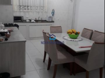 Casa · 100m² · 3 Quartos · 2 Vagas · Sobrado 3 dormitórios, sendo 1 suíte, varanda com churrasqueira e 2 vagas de garagem