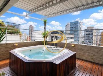 Apartamento · 200m² · 3 Quartos · 2 Vagas · Cobertura para venda em José Menino de 200.00m² com 3 Quartos, 1 Suite e 2 Garagens