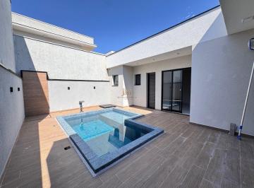Casa · 162m² · 3 Quartos · 4 Vagas · CASA TÉRREA COM PISCINA À VENDA NO CONDOMÍNIO MONTERREY EM MONTE MOR