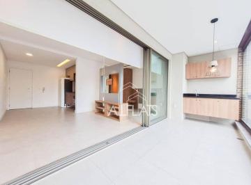 Varanda integrada ao living · Apartamento com 1 quarto para alugar, 45 m² - Itaim Bibi - São Paulo/SP