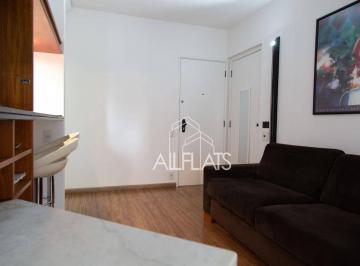 Sala integrada · Apartamento com 1 quarto, 47 m² - venda ou aluguel - Itaim Bibi - São Paulo/SP