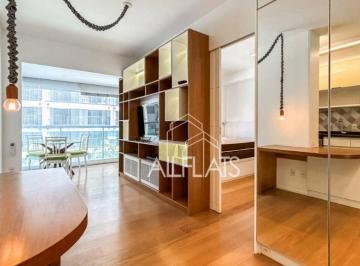 Sala · Apartamento com 1 quarto para alugar, 49 m² - Brooklin - São Paulo/SP