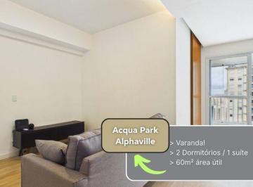 679f38da1e2374fd333a95fd640d2954f773ff80 · Apartamento com 2 dormitórios para alugar, 60 m² por R$ 6.943,00/mês - Green Valley Office Park - Ba