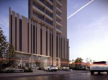 Fachada na Avenida Sete de Setembro, bairro Fazenda, à noite (imagem ilustrativa) · A. Ducati Residence: 2 suítes e 85 m² no bairro Fazenda, Itajaí