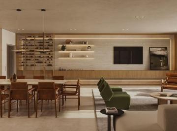 Living da planta final 1 do Altimare, imagem ilustrativa · Altimare: apartamento de 217 m² para família grande, 4 suítes
