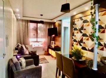 Apartamento · 46m² · 2 Quartos · 1 Vaga · Apartamento 2 dormitórios, semi mobiliado, garagem coberta Bairro Fatima Canoas