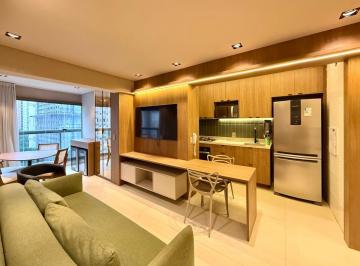 Apartamento de 1 quarto, São Paulo · Apartamento mobiliado para alugar no Air Brooklin com 1 suíte, próx. metrô, Aeroporto, Itaim, Moema