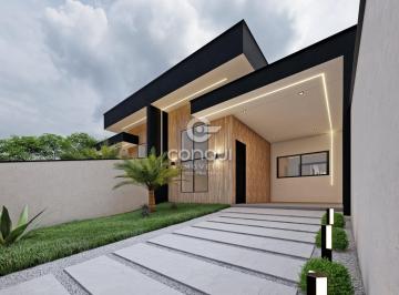 Casa · 72m² · 3 Quartos · 1 Vaga · Casa 3 Quartos com Suíte + Pé-Direito Duplo, Churr