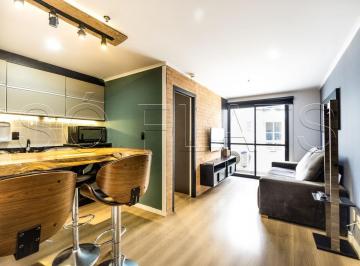 Apartamento · 35m² · 1 Quarto · 1 Vaga · Flat para venda em Moema de 35.00m² com 1 Quarto, 1 Suite e 1 Garagem