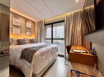 Apartamento de 1 quarto, São Paulo · Apartamento de 25 m² com 1 quarto Mobiliado e decorado à venda Brooklin