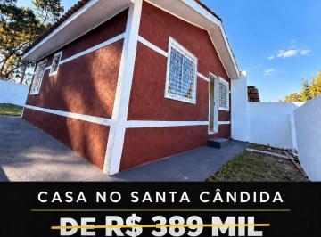 Casa · 50m² · 2 Quartos · 2 Vagas · CASA COM TERRENO SANTA CÂNDIDA! DE R$: 389.000,00 POR APENAS R$: 299.000,00!!!