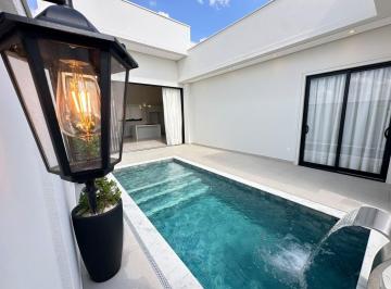 62e7eb97e7b1478111a4dc87879eb23d03749bc4 · Casa térrea Neo Clássica, 3 suítes, Piscina, Área de Lazer, Condomínio Maria Candida, Indaiatuba-SP