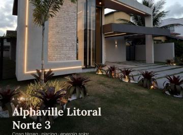Casa de 4 quartos, Camaçari · Casa Térrea a venda 4 suítes com Pé direito duplo no ALPHAVILLE LITORAL NORTE 3