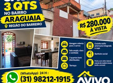 Casa de 8 quartos, Belo Horizonte · 3 CASAS NO ARAGUAIA BARREIRO BH
VALORES A PARTIR DE R$ 140.000