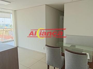 Apartamento · 80m² · 3 Quartos · 1 Vaga · Apartamento 80m², com 3 quartos sendo 1 suíte disponível para locação no Macedo - Guarulhos - SP