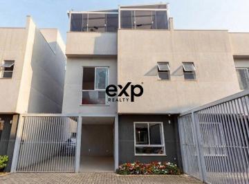 Casa · 124m² · 3 Quartos · 2 Vagas · ?Sobrado triplex com 3 quartos, área gourmet e 124m2 para venda no Portão em Curitiba.??
