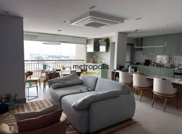 Sala · Apartamento com 3 dormitórios à venda, 117 m² por R$ 2.700.000,00 - Osvaldo Cruz - São Caetano do Su
