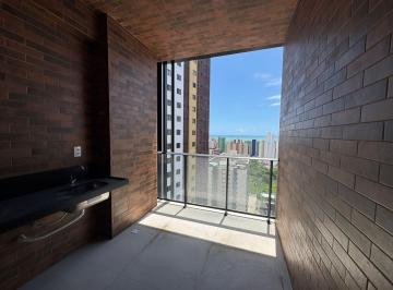 Apartamento · 53m² · 2 Quartos · 1 Vaga · Apartamento novo, andar alto e vista mar no Miramar