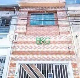 Casa · 160m² · 3 Quartos · 1 Vaga · Sobrado à venda, 160 m² por R$ 572.000,00 - Belenzinho - São Paulo/SP