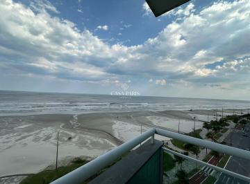 Apartamento · 52m² · 1 Quarto · 1 Vaga · Apartamento mobiliado com vista para o mar à venda no Caiçara, Praia Grande/SP