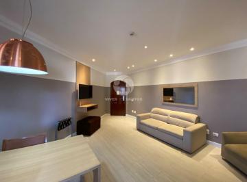 Apartamento · 49m² · 1 Quarto · 1 Vaga · Flat 1 Suíte, Sacada com Vista Livre, Serviços de Hotel e Vaga no Gonzaga – Santos/SP