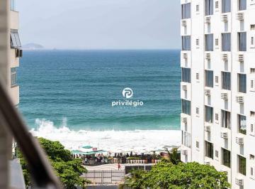 Apartamento · 44m² · 1 Quarto · QUARTO E SALA REFORMADO COM VISTA LATERAL MAR NO POSTO 6 DE COPACABANA