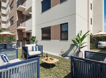 Apartamento · 57m² · 2 Quartos · 1 Vaga · Apartamento Garden Novo com suíte e 1 vaga de garagem, em Condomínio Clube, próximo ao Shopping Pall