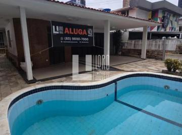 Comercial · 360m² · 5 Quartos · 4 Vagas · Aluguel de Casa Comercial em Manaíra, João Pessoa: Imperdível!