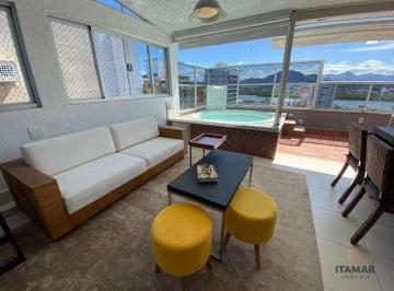 Apartamento · 187m² · 3 Quartos · 2 Vagas · Cobertura com 3 dormitórios à venda, 187 m² por R$ 2.200.000,00 - Centro - Guarapari/ES