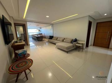 Apartamento · 201m² · 4 Quartos · 2 Vagas · Apartamento Garden de Alto Padrão | 4 Suítes | Vista Mar | Porteira Fechada – Enseada Azul