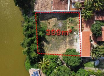 Terreno · 399m² · Terreno plano com 399m² - Frente para a Lagoa, Jardim das Palmeiras, Guarapari/ES