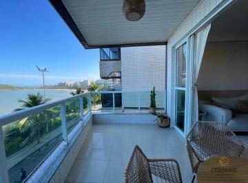 Apartamento · 110m² · 3 Quartos · 2 Vagas · Apartamento Frente Mar com 3 Suítes na Praia de Peracanga | Enseada Azul