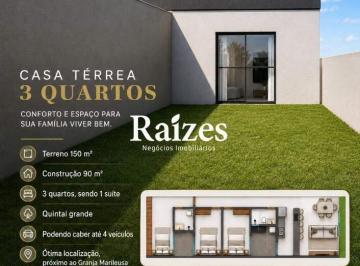 Casa · 90m² · 3 Quartos · 3 Vagas · Casa à venda no Bairro Aclimação, em Uberlândia, com 3 quartos e 3 vagas